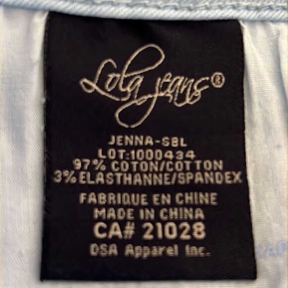 Lola High Rise Light Blue Denim Fringed Hem Skirt Size 0/26 (fits larger) NWT - Picture 12 of 13